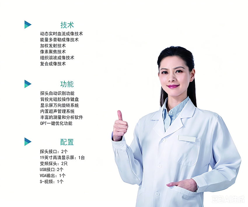 医用KR-S60标准版-80阵元彩超机