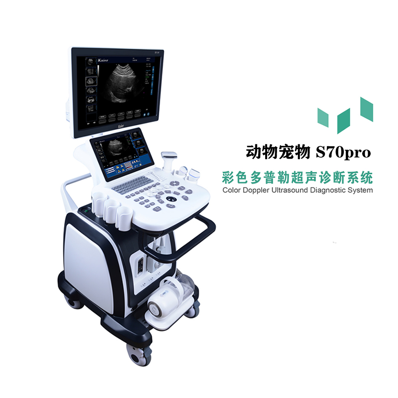 兽用S70pro三接口推车式宠物彩超机